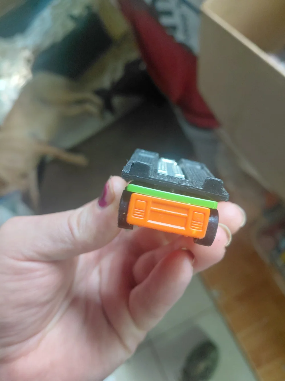 Hot Wheels The Embosser die-cast vehicle from the 2018 Experimotors series